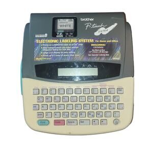 Brother P-Touch Extra PT-310 Thermal Label Printer Tested AC Adapter EUC